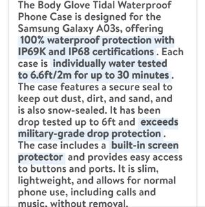 Body Glove for samsung A03